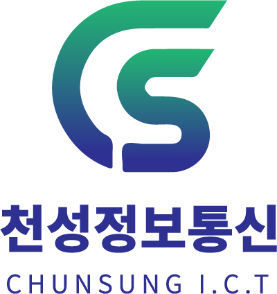 천성정보통신 로고